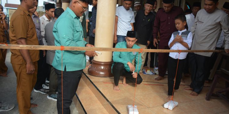 Kegiatan Rashdul Kiblat di Masjid Al-Muttaqin