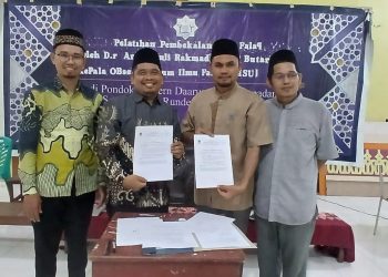 PENANDATANGANAN NOTA KESEPAHAMAN PRODI ILMU FALAK DAN PONDOK MODERN DAARUR RAHMAH SEPADAN