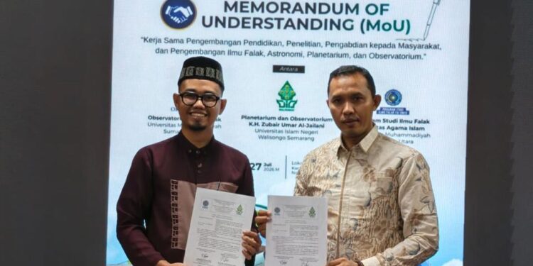 Prodi Ilmu Falak FAI UMSU Jalin Kerja Sama dengan Planetarium dan Observatorium KH Zubair Umar Al-Jailani UIN Walisongo